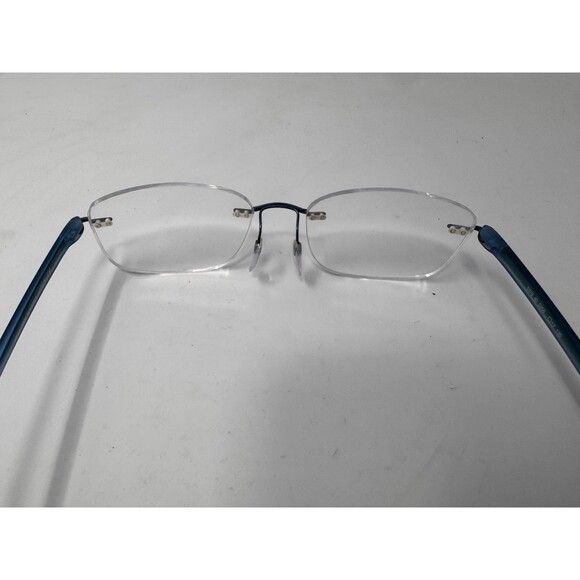 Silhouette 5379 6056 Blue Rimless Eyeglass Frames 40-17-130 Austria Authentic main image 4